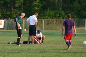 high school soccer player head injury